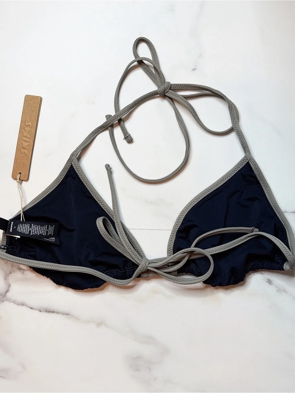 NWT Skims Signature Swim Triangle Bikini Top